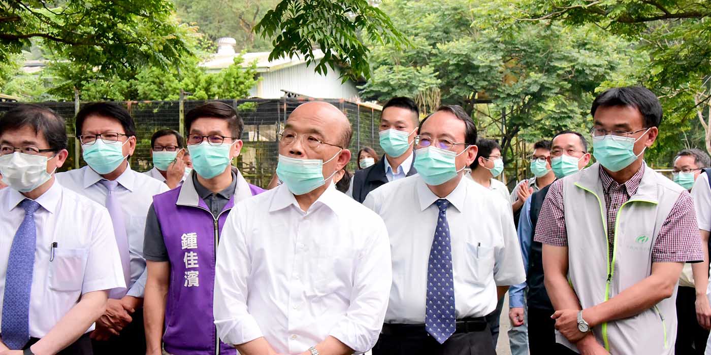 蘇貞昌院長視察屏科大保育類野生動物收容中心